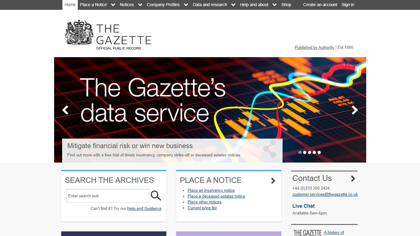 The Gazette | Official Public Record